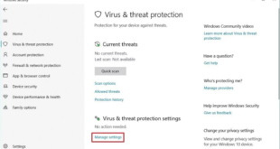 Cara Mematikan Antivirus Windows 10 Dengan Mudah