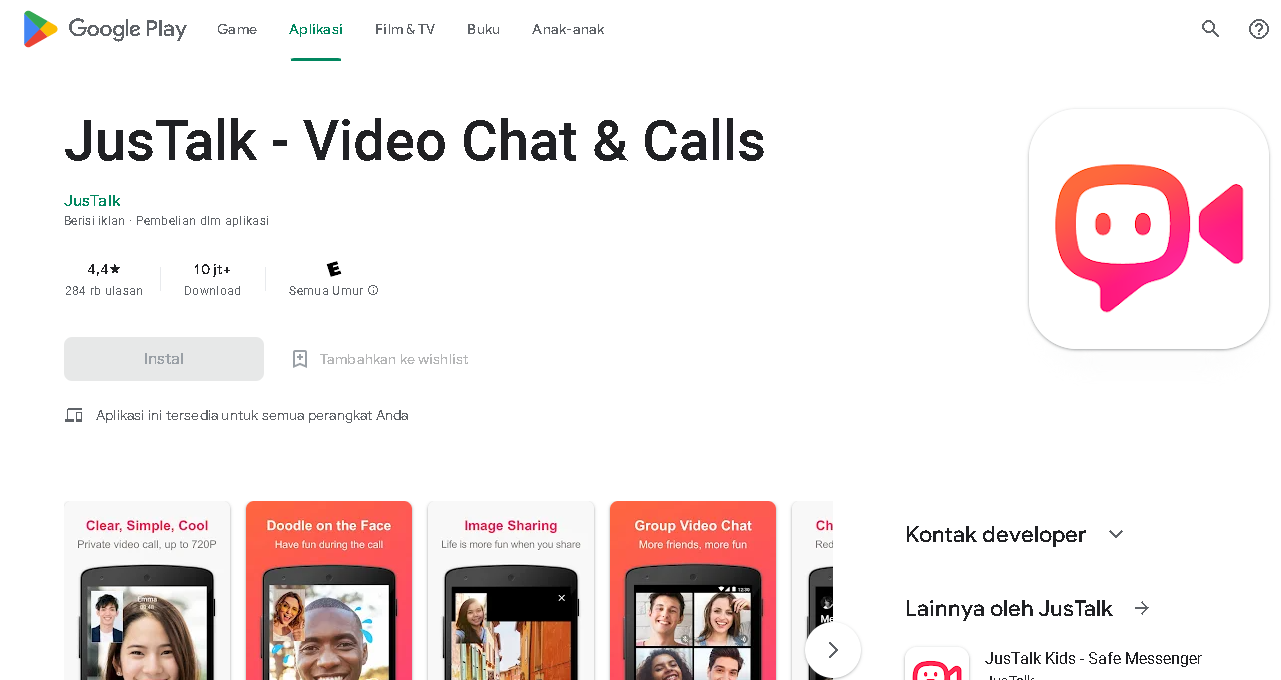 Just Talk (Video Chat & Call)